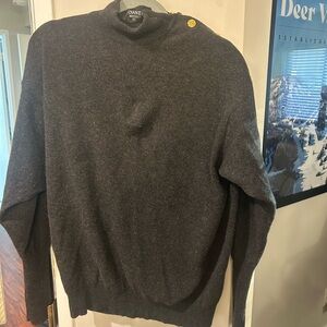 Chanel Vintage Charcoal Sweater
